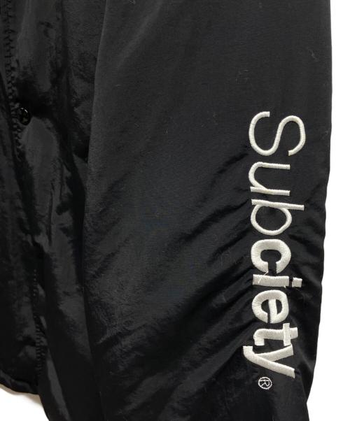 SUBCIETY（サブサエティ）SUBCIETY (サブサエティ) 裏ボアコーチジャケット ブラック サイズ:XLの古着・服飾アイテム