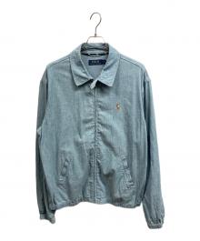 POLO RALPH LAUREN（ポロ・ラルフローレン）の古着「シャンブレースウィングトップ/POLO RALPH LAUREN」｜ブルー