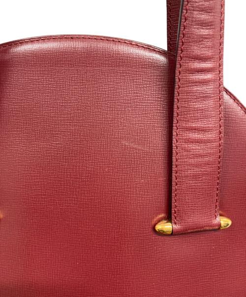 Cartier（カルティエ）Cartier (カルティエ) ハンドバッグ ボルドー・ワインレッドの古着・服飾アイテム