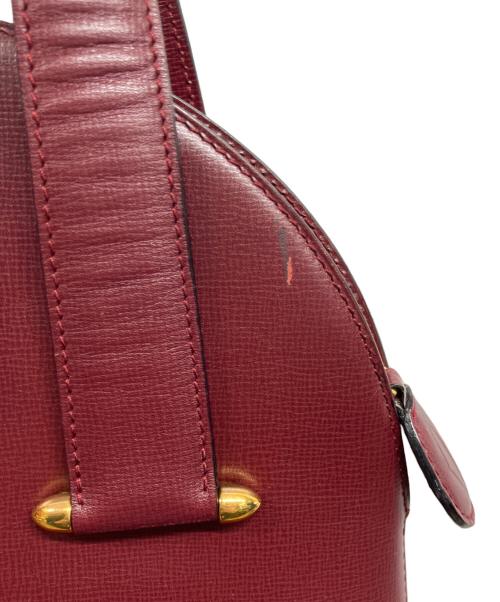 Cartier（カルティエ）Cartier (カルティエ) ハンドバッグ ボルドー・ワインレッドの古着・服飾アイテム
