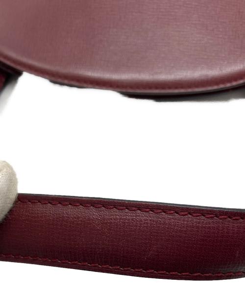 Cartier（カルティエ）Cartier (カルティエ) ハンドバッグ ボルドー・ワインレッドの古着・服飾アイテム