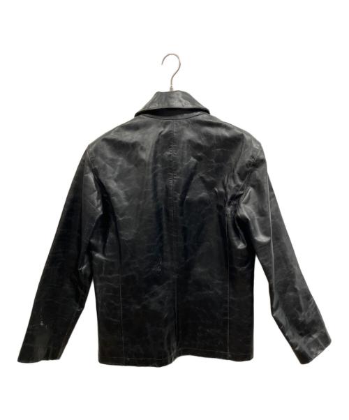 A.P.C.（アーペーセー）A.P.C. (アーペーセー) カウレザージャケット/	カウレザージャケット/	A.P.C. ブラック サイズ:XSの古着・服飾アイテム