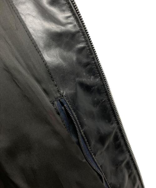 A.P.C.（アーペーセー）A.P.C. (アーペーセー) カウレザージャケット/	カウレザージャケット/	A.P.C. ブラック サイズ:XSの古着・服飾アイテム