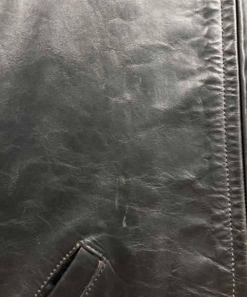 A.P.C.（アーペーセー）A.P.C. (アーペーセー) カウレザージャケット/	カウレザージャケット/	A.P.C. ブラック サイズ:XSの古着・服飾アイテム
