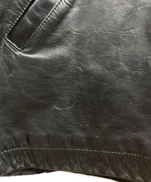 A.P.C.（アーペーセー）A.P.C. (アーペーセー) カウレザージャケット/	カウレザージャケット/	A.P.C. ブラック サイズ:XSの古着・服飾アイテム