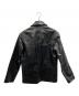 A.P.C. (アーペーセー) カウレザージャケット/	カウレザージャケット/	A.P.C. ブラック サイズ:XS：18000円