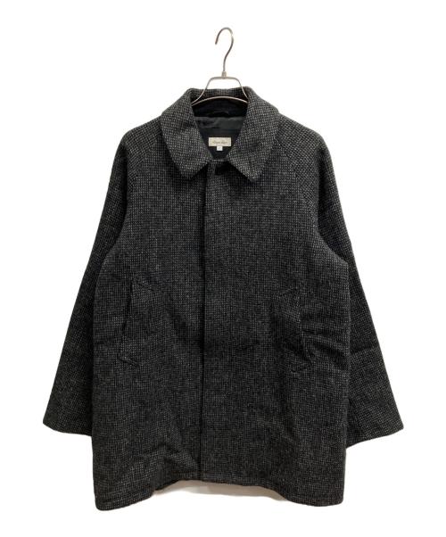 STEVEN ALAN（スティーブンアラン）STEVEN ALAN (スティーブンアラン) Harris Tweed (ハリスツイード) ハーフバルカラーコート グレー サイズ:Lの古着・服飾アイテム