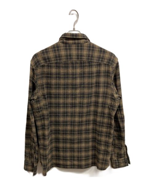 RRL（ダブルアールエル）RRL (ダブルアールエル) チェックシャツ/RRL カーキ サイズ:Mの古着・服飾アイテム