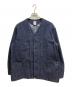 POST O'ALLS（ポストオーバーオールズ）の古着「De Luxe Railroader 2 DV/Gangster Stripe w/taffeta lining」｜ネイビー