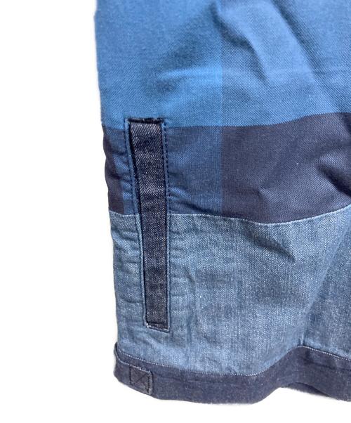 BLACK LABEL CRESTBRIDGE（ブラックレーベル クレストブリッジ）BLACK LABEL CRESTBRIDGE (ブラックレーベル クレストブリッジ) パッチワークライトオンスデニム インディゴ サイズ:L 未使用品の古着・服飾アイテム