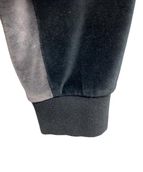 SUPREME（シュプリーム）Supreme (シュプリーム) Paneled Velour L/S Polo ブラック サイズ:Sの古着・服飾アイテム