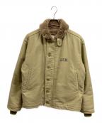 ）の古着「N-1デッキジャケット」｜ベージュ