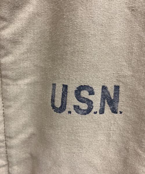 HOUSTON（ヒューストン）HOUSTON (ヒューストン) N-1デッキジャケット ベージュ サイズ:38の古着・服飾アイテム