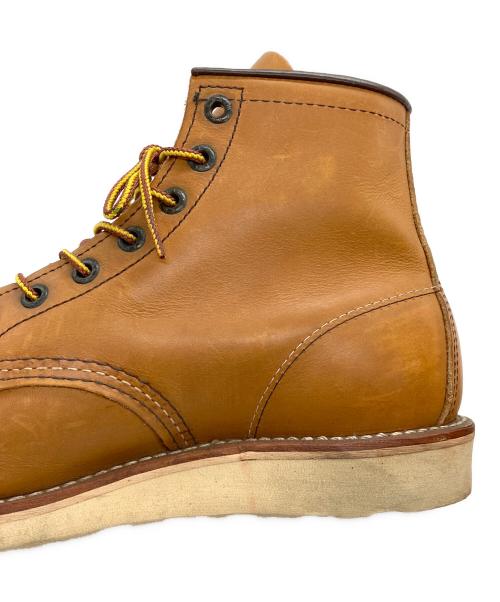 RED WING SHOES（レッドウィング）RED WING SHOES (レッドウィング) ワークブーツ ライトブラウン・アイボリー サイズ:US8の古着・服飾アイテム
