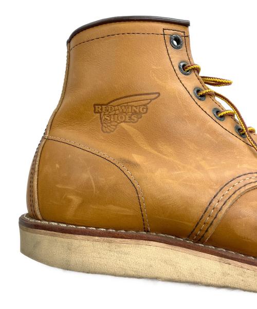 RED WING SHOES（レッドウィング）RED WING SHOES (レッドウィング) ワークブーツ ライトブラウン・アイボリー サイズ:US8の古着・服飾アイテム