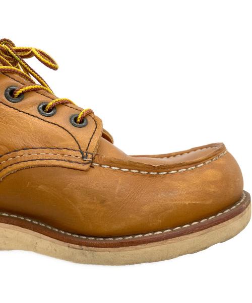 RED WING SHOES（レッドウィング）RED WING SHOES (レッドウィング) ワークブーツ ライトブラウン・アイボリー サイズ:US8の古着・服飾アイテム