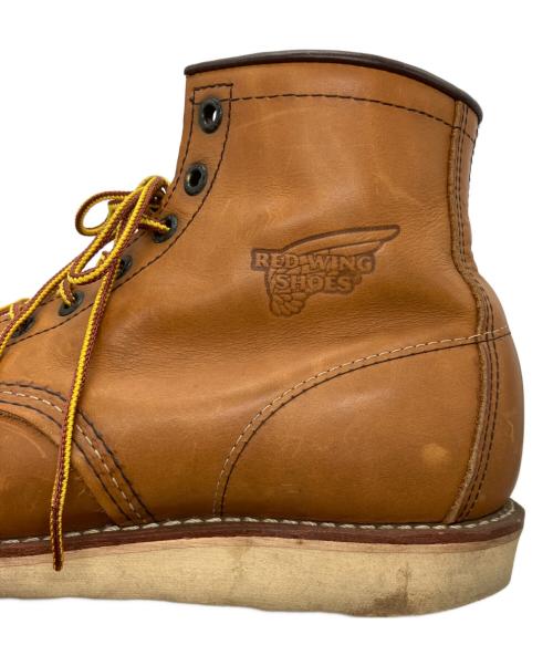 RED WING SHOES（レッドウィング）RED WING SHOES (レッドウィング) ワークブーツ ライトブラウン・アイボリー サイズ:US8の古着・服飾アイテム