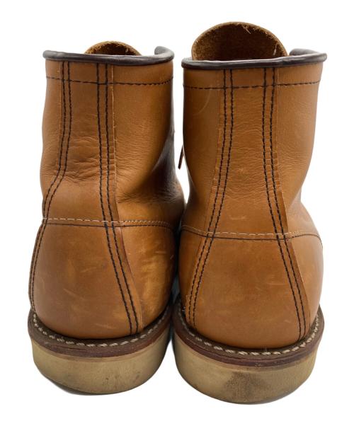 RED WING SHOES（レッドウィング）RED WING SHOES (レッドウィング) ワークブーツ ライトブラウン・アイボリー サイズ:US8の古着・服飾アイテム