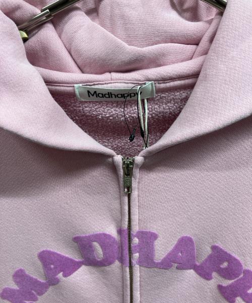 madhappy（マッドハッピー）madhappy (マッドハッピー) FLEECE ZIP UP/madhappy ピンク サイズ:L 未使用品の古着・服飾アイテム