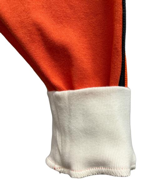 GUCCI（グッチ）GUCCI (グッチ) adidas (アディダス) アディダス 3ストライプ ロングスリーブTシャツ/GUCCI/	adidas オレンジ・ホワイト サイズ:Sの古着・服飾アイテム