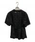 MAISON SPECIAL (メゾンスペシャル) Flower Sheer Half-Sleeve Jacket/MAISON SPECIAL ブラック サイズ:Free 未使用品：12000円