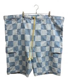 RANDY（ランディー）の古着「TREASURE CHEST (CHECK DENIM) デニムパンツ」｜インディゴ