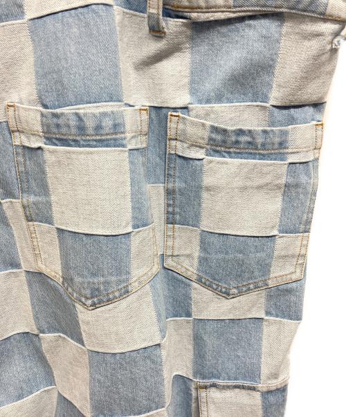 RANDY（ランディー）RANDY (ランディー) TREASURE CHEST (CHECK DENIM) デニムパンツ インディゴ サイズ:Freeの古着・服飾アイテム