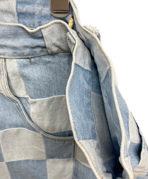 RANDY（ランディー）RANDY (ランディー) TREASURE CHEST (CHECK DENIM) デニムパンツ インディゴ サイズ:Freeの古着・服飾アイテム