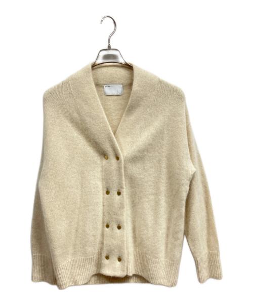 Noble（ノーブル）Noble (ノーブル) ダブルボタンニットカーディガン/	Noble ベージュ サイズ:Freeの古着・服飾アイテム