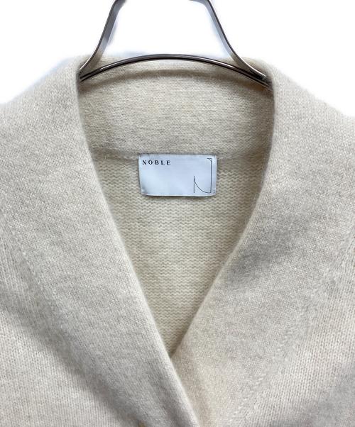 Noble（ノーブル）Noble (ノーブル) ダブルボタンニットカーディガン/	Noble ベージュ サイズ:Freeの古着・服飾アイテム