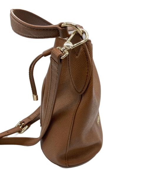 FURLA（フルラ）FURLA (フルラ) クリオ ミニ バケットバッグ ブラウンの古着・服飾アイテム