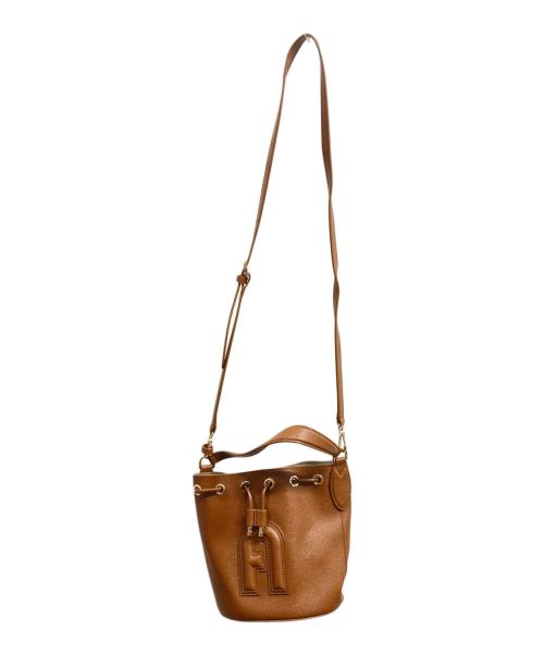 FURLA（フルラ）FURLA (フルラ) クリオ ミニ バケットバッグ ブラウンの古着・服飾アイテム