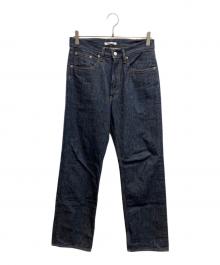 AURALEE（オーラリー）の古着「HARD TWIST DENIM 5P PANTS」｜インディゴブルー・ダークネイビー