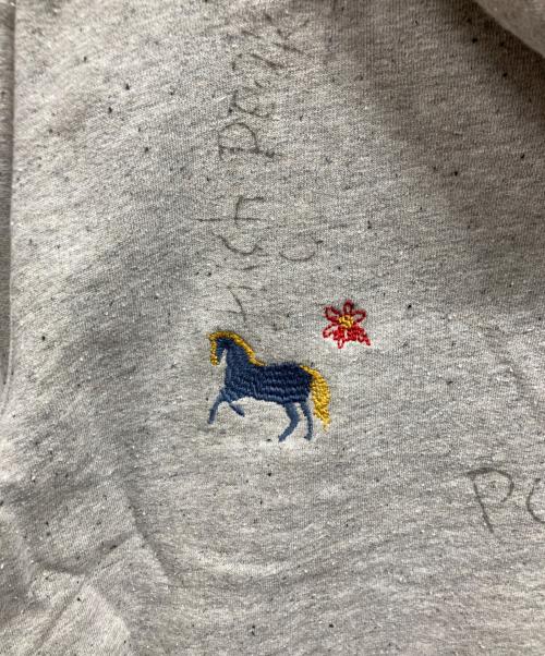 POLO COUNTRY（ポロカントリー）POLO COUNTRY (ポロカントリー) ポロベア後付けフリースパーカー グレー サイズ:XLの古着・服飾アイテム