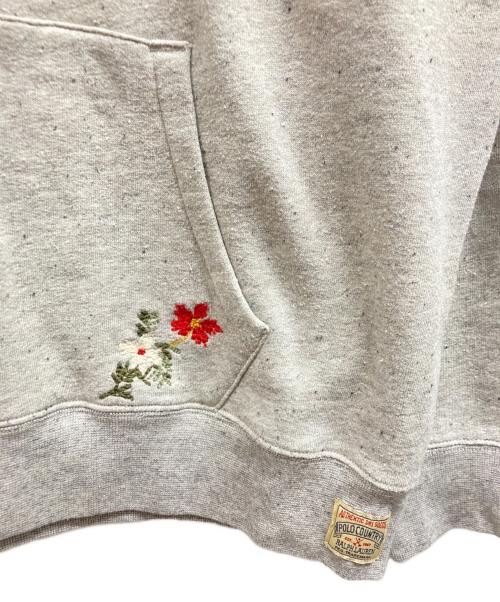 POLO COUNTRY（ポロカントリー）POLO COUNTRY (ポロカントリー) ポロベア後付けフリースパーカー グレー サイズ:XLの古着・服飾アイテム