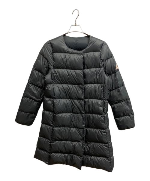 Pyrenex（ピレネックス）Pyrenex (ピレネックス) MALADETA 2ノーカラーライトダウンコート グレー サイズ:Mの古着・服飾アイテム