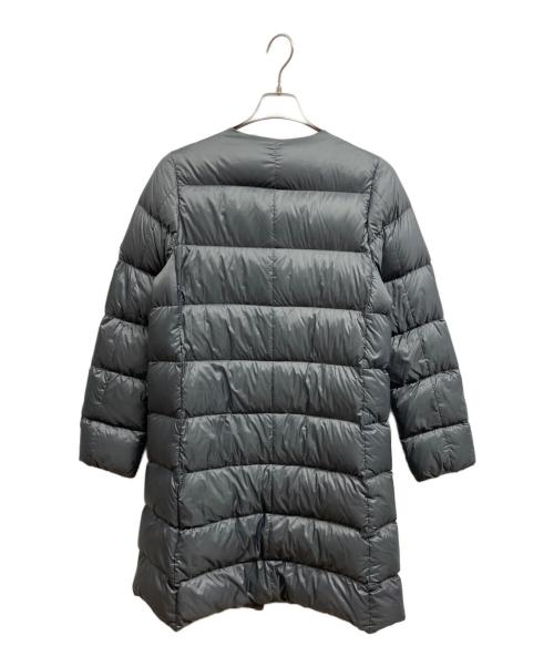 Pyrenex（ピレネックス）Pyrenex (ピレネックス) MALADETA 2ノーカラーライトダウンコート グレー サイズ:Mの古着・服飾アイテム