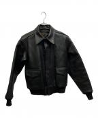 J.A.DUBOW MFG CO.ジェイ・エイ・デュボウ・マニファクチャリング・カンパニー）の古着「A-2レザージャケット/J.A.DUBOW MFG CO.」｜ブラウン