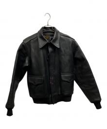 J.A.DUBOW MFG CO.（ジェイ・エイ・デュボウ・マニファクチャリング・カンパニー）の古着「A-2レザージャケット/	J.A.DUBOW MFG CO.」｜ブラウン