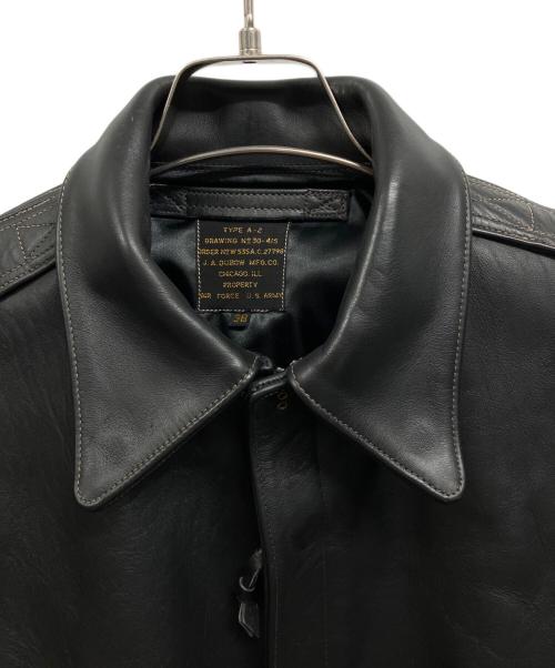 J.A.DUBOW MFG CO.（ジェイ・エイ・デュボウ・マニファクチャリング・カンパニー）J.A.DUBOW MFG CO. (ジェイ・エイ・デュボウ・マニファクチャリング・カンパニー) A-2レザージャケット/	J.A.DUBOW MFG CO. ブラウン サイズ:36の古着・服飾アイテム