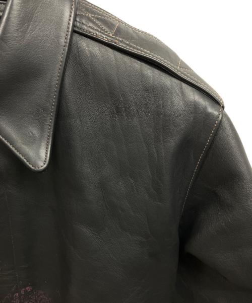 J.A.DUBOW MFG CO.（ジェイ・エイ・デュボウ・マニファクチャリング・カンパニー）J.A.DUBOW MFG CO. (ジェイ・エイ・デュボウ・マニファクチャリング・カンパニー) A-2レザージャケット/	J.A.DUBOW MFG CO. ブラウン サイズ:36の古着・服飾アイテム