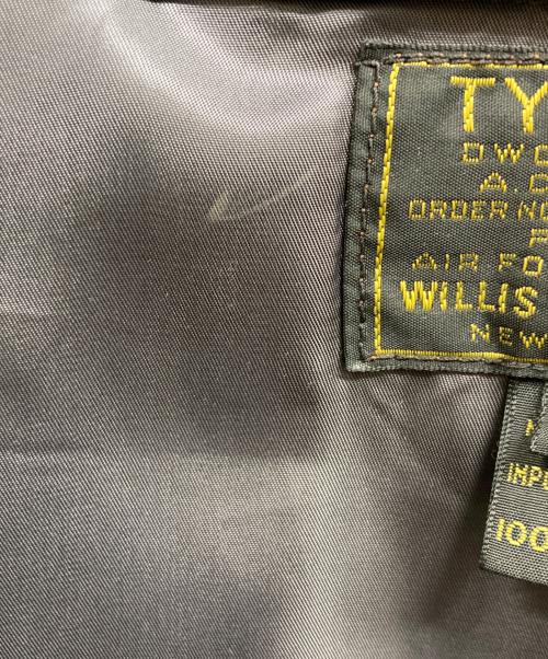 Willis&Geiger（ウィリスアンドガイガー）Willis&Geiger (ウィリスアンドガイガー) A-2 レザージャケット ブラウン サイズ:40の古着・服飾アイテム