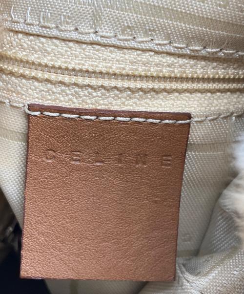 CELINE（セリーヌ）CELINE (セリーヌ) ファー スクエア ショルダーバッグ ベージュ・ブラウンの古着・服飾アイテム