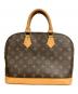 LOUIS VUITTON（ルイ ヴィトン）の古着「ハンドバッグ」｜ブラウン・ベージュ