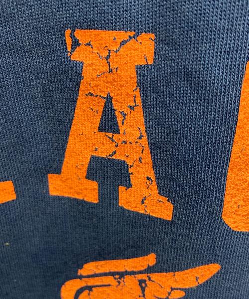 POLO RALPH LAUREN（ポロ・ラルフローレン）POLO RALPH LAUREN (ポロ・ラルフローレン) 前Vプリントスウェット ネイビー サイズ:Mの古着・服飾アイテム