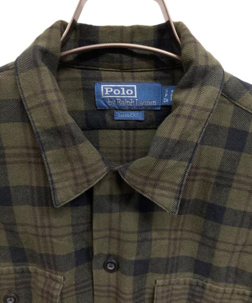 POLO RALPH LAUREN（ポロ・ラルフローレン）POLO RALPH LAUREN (ポロ・ラルフローレン) チェックシャツ グリーン サイズ:Sの古着・服飾アイテム
