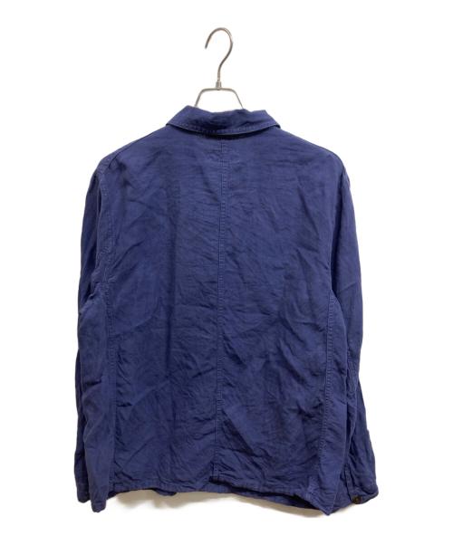 POLO RALPH LAUREN（ポロ・ラルフローレン）POLO RALPH LAUREN (ポロ・ラルフローレン) リネンカバーオール ネイビー サイズ:Mの古着・服飾アイテム