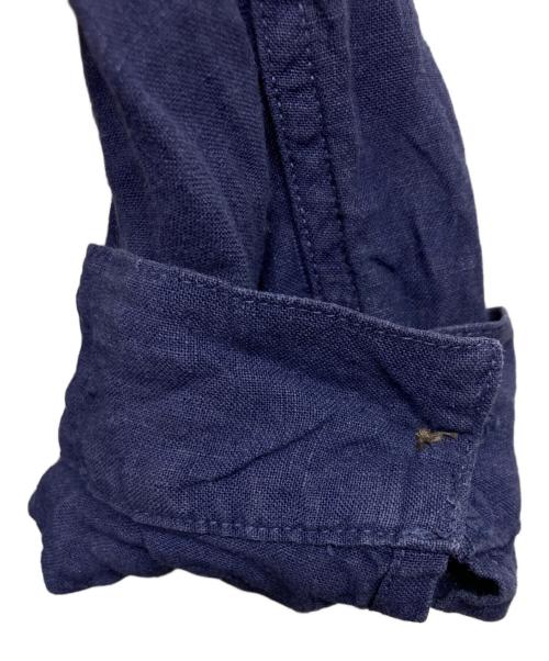 POLO RALPH LAUREN（ポロ・ラルフローレン）POLO RALPH LAUREN (ポロ・ラルフローレン) リネンカバーオール ネイビー サイズ:Mの古着・服飾アイテム