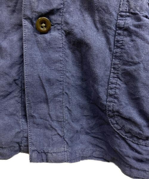 POLO RALPH LAUREN（ポロ・ラルフローレン）POLO RALPH LAUREN (ポロ・ラルフローレン) リネンカバーオール ネイビー サイズ:Mの古着・服飾アイテム