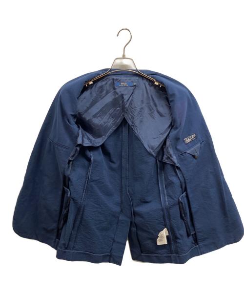 POLO RALPH LAUREN（ポロ・ラルフローレン）POLO RALPH LAUREN (ポロ・ラルフローレン) シアサッカージャケット ネイビーの古着・服飾アイテム